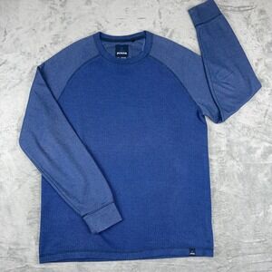 PrAna Men's Long Sleeve Organic Cotton Blend T-shirt L Heavyweight Soft Touch‎
